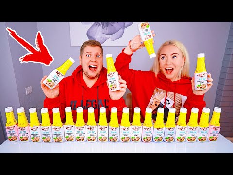 Видео: не выбирай СОУС ТАР-ТАР СЛАЙМ ЧЕЛЛЕНДЖ 🤮 Лизун из случайных ингредиентов Slime Challenge