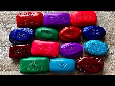 Видео: ASMR SOAP| Cutting colored soaр | Soap Carving| Резка крашенного мыла