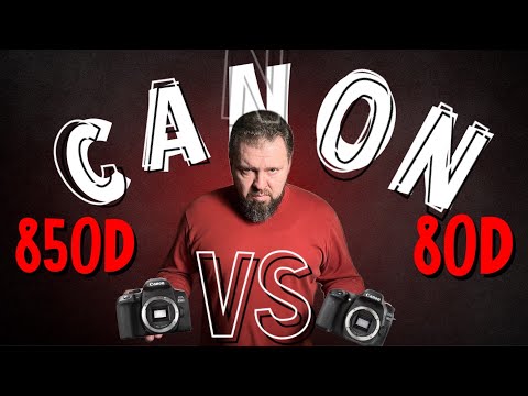 Видео: Камера за 85 000 рублей. Canon 80D vs Canon 850D. Плюсы любительской зеркалки.