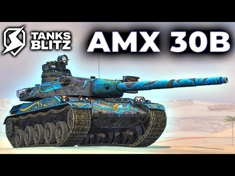 Видео: AMX 30B - великолепен! Но есть нюанс... | Обзор Tanks Blitz