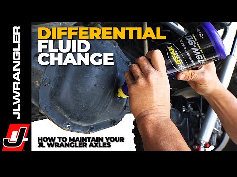 Видео: Замена жидкости в дифференциале моста Jeep Wrangler JL или Gladiator. КАК СДЕЛАТЬ ЭТО САМОСТОЯТЕЛ...