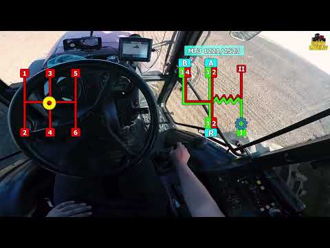 Видео: Схема передач МТЗ 1221 1523 2022 Как правильно управлять КПП