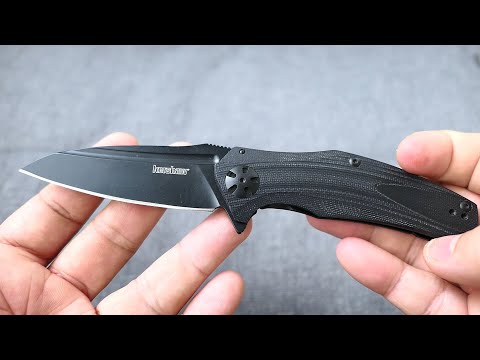 Видео: Kershaw Natrix Black - Красивый черный флиппер на подшипниках