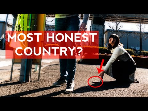 Видео: 50 выброшенных КОШЕЛЬКОВ в ЯПОНИИ (Токийский социальный эксперимент)