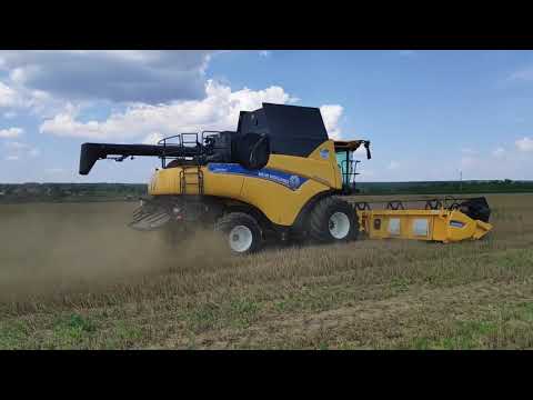 Видео: Комбайн New Holland CR 9.80