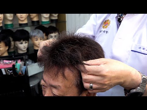 Видео: Процесс изготовления парика ручной работы из человеческих волос. Корейский мастер париков