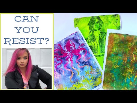 Видео: Сможете ли вы устоять? 3 техники сопротивления для создания оригинальных гелевых отпечатков