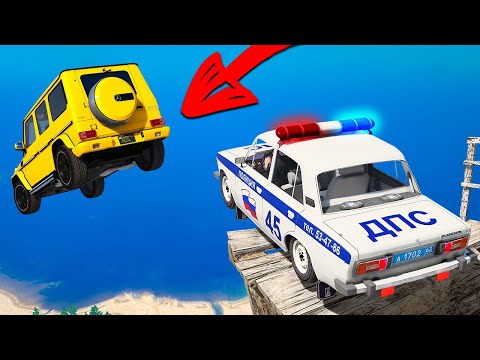 Видео: ПРИШЛОСЬ ПРЫГАТЬ! ПОЛИЦЕЙСКАЯ ПОГОНЯ В ГТА 5 ОНЛАЙН! ТРОЛЛИНГ КОПОВ (GTA 5 ONLINE)