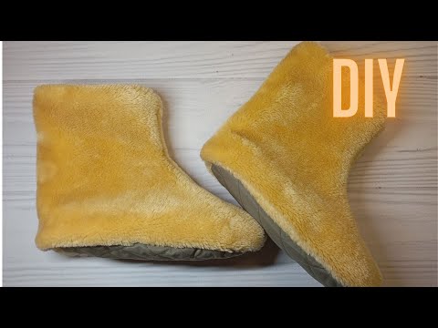 Видео: 🔥 Как сшить теплые сапожки / угги / чуни для дома: выкройка и технология пошива