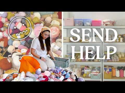 Видео: Реорганизация моей мастерской пряжи всего за 200 долларов | Бюджетное преображение мастерской 🧶✨