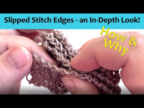 Видео: Вязание со снятыми кромками: как это делать и зачем