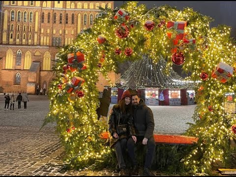 Видео: Предновогодняя суета и праздничный остров Канта. Калининград.