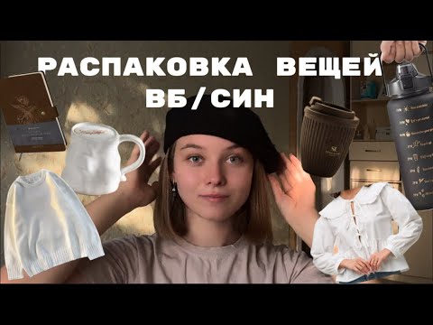 Видео: РАСПАКОВКА ВЕЩЕЙ С ВБ/СИН. Осенние вещи