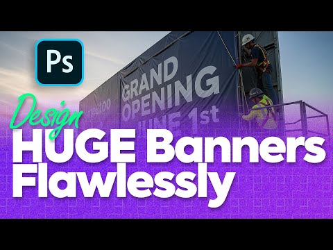 Видео: Перестаньте ругать Photoshop! Создавайте ОГРОМНЫЕ баннеры безупречно!
