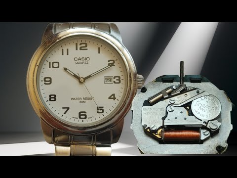 Видео: Ремонт Casio Quatrz с механизмом Miyota 2035 Japan , замена стекла. От подписчика .