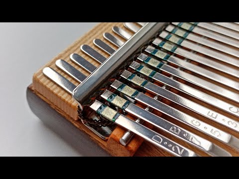 Видео: Калимба акустическая 17 нот | Дуб