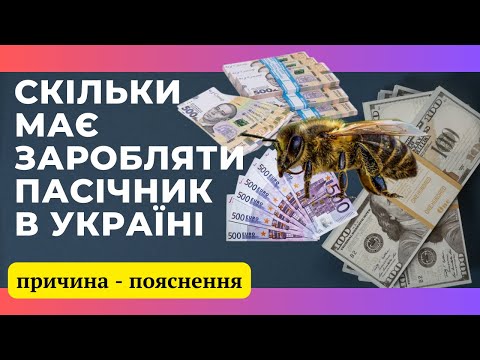 Видео: Скільки грошей має заробляти пасічник! Бізнес на бджолах ідеальна модель!