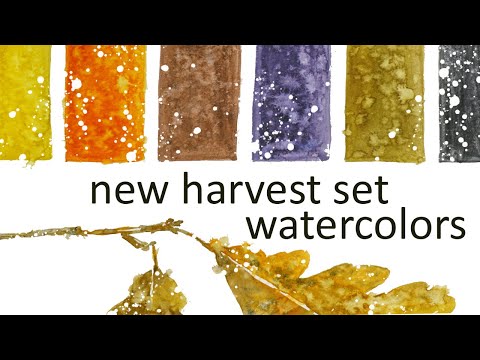 Видео: Прекрасные осенние краски сочетаются с новым набором «Урожай» от Da Vinci