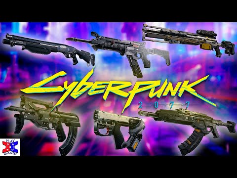 Видео: Все Стрелковое оружие Киберпанка 2077 | all cyberpunk 2077 weapons | киберпанк все оружие