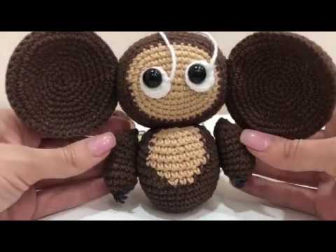 Видео: 6 сборка. чебурашка вязаный крючком мк мастер класс описание