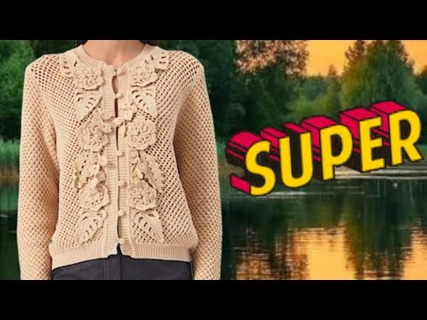 Видео: Вязание.♨️Обалденные жакеты, кардиганы, кофты. Knitting. Awesome jackets, cardigans, sweaters.