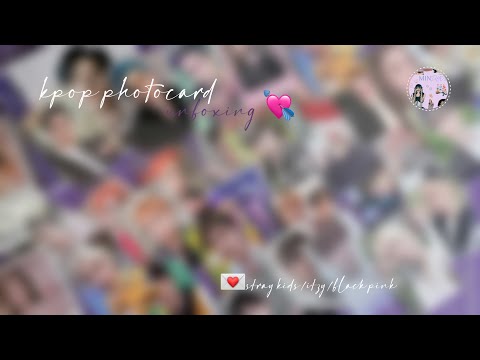 Видео: *:💌распаковка kpop фотокарт stray kids,black pink,itzy #3/unboxing kpop cards📎⋆·˚༘#kpop #unboxing