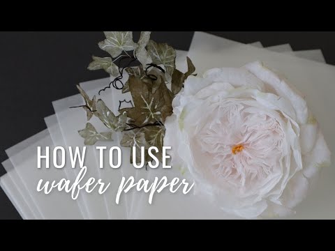 Видео: Что такое вафельная бумага? Как использовать вафельную бумагу? Можно ли положить вафельную бумагу...
