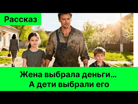 Видео: Жена ушла к богатому любовнику, оставив мужа с детьми… Но именно бедняк оказался...