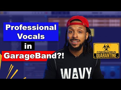 Видео: Настройка домашней студии 2020 | Как записать профессиональный вокал в GarageBand и экспортироват...