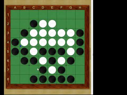 Видео: Othello реверси игра из турнира на eOthello