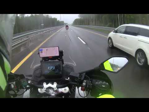 Видео: Мотопутешествие: Первый VOGE DS525X на полуострове Средний и Рыбачий, Москва-Питер (часть 1).