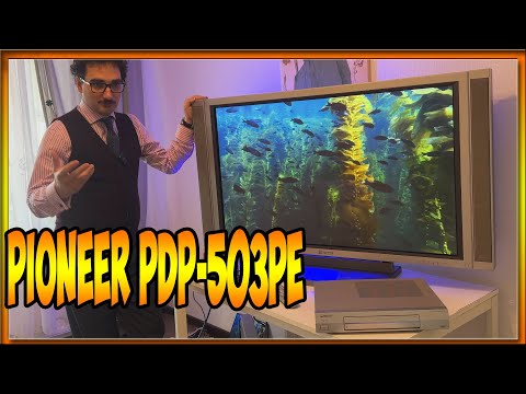 Видео: Плазма из 2000 года Pioneer PDP-503PE История плазм Pioneer