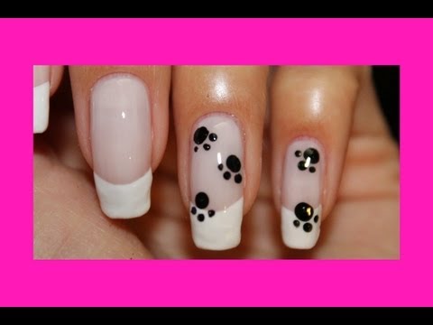 Видео: Маникюр "маленькие следики"