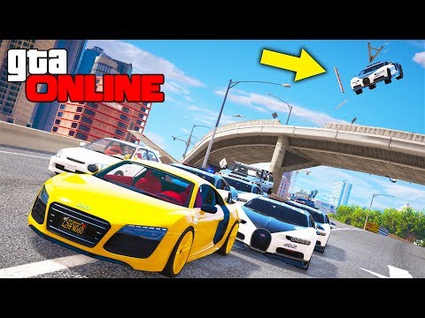 Видео: GTA 5 ПОЛИЦИЯ BUGATTI - ЗАТРОЛИЛ В ПОГОНИ ЗА AUDI R8 В GTA 5 ONLINE!