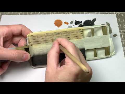 Видео: Как покрасить пластик под дерево!? Имитация акрилом.