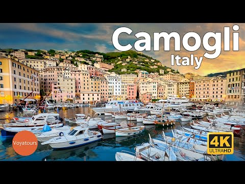 Видео: Camogli - Живописная Прибрежная Деревня На Итальянской Ривьере (4K UHD)