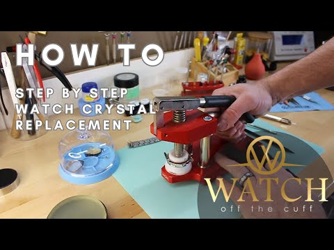 Видео: Как заменить поцарапанное или треснувшее стекло часов, шаг за шагом