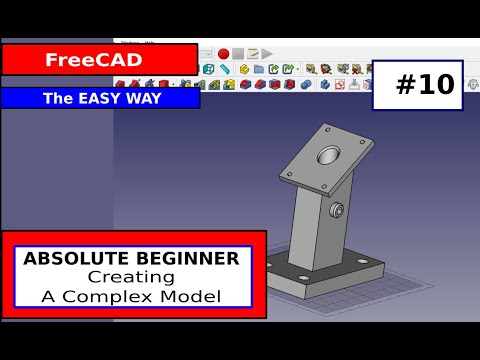 Видео: FreeCAD для начинающих #10 — Создание сложной модели