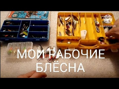 Видео: Мои рабочие,уловистые блесна.Обзор