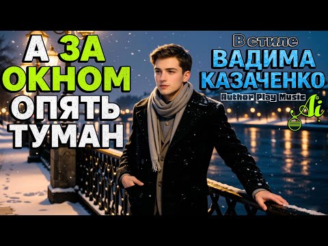 Видео: Ai-Author Play Music - А за окном опять туман. В стиле Вадима Казаченко.