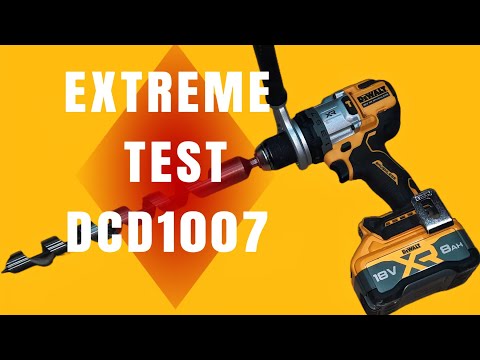 Видео: EXTREME TEST DEWALT DCD1007 #најдобрата акумулаторска ударна дупчалка на светот