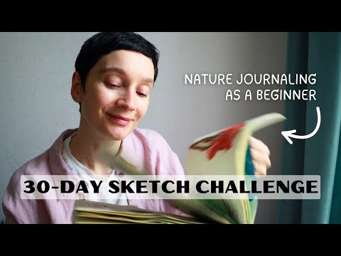 Видео: Я зарисовывала природу каждый день в течение месяца 🌿 Вот что получилось