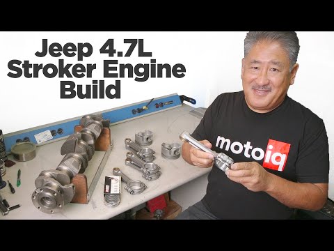 Видео: Мы строим двигатель Jeep 4,7 л Stroker!
