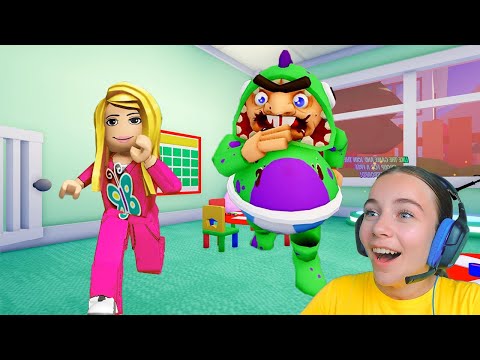 Видео: ПОБЕГ ОТ СУМАСШЕДШЕГО МАЛЫША в ROBLOX!