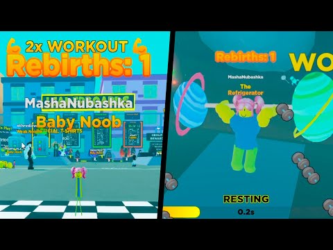 Видео: СИМУЛЯТОР СИЛАЧА! Трачу 1 Billion энергии и делаю РЕБЕРТ! Strongman Simulator Roblox