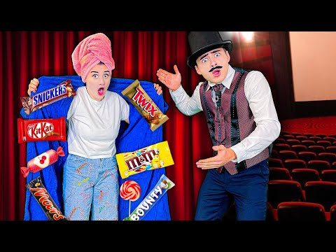 Видео: 10 Способов Пронести СЛАДОСТИ в КИНОТЕАТР ! *2 часть*