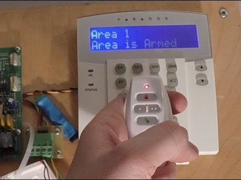 Видео: Как запрограммировать пульт в paradox evo