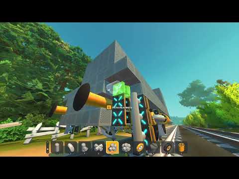 Видео: Что быстрее? поршни или бензиновый двигатель в игре (_SCRAP MECHANIC_)