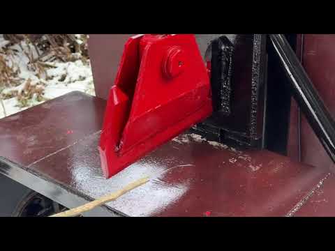 Видео: гидравлический дровокол.