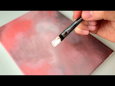 Видео: Как нарисовать птицу на ветке сакуры / Рисовать акриловыми красками